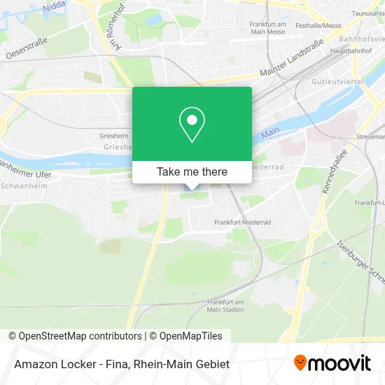 Amazon Locker - Fina map