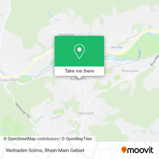 Weltladen Solms map