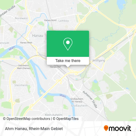 Ahm Hanau map