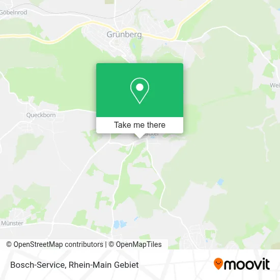 Bosch-Service map