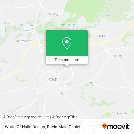 World Of Nails-Design map