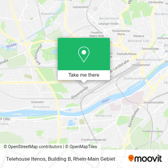 Telehouse Itenos, Building B map