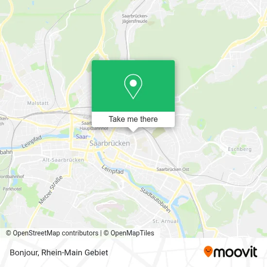 Bonjour map