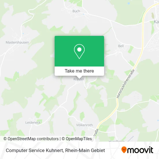 Computer Service Kuhnert map