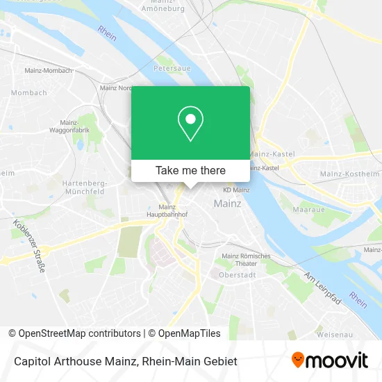 Capitol Arthouse Mainz map