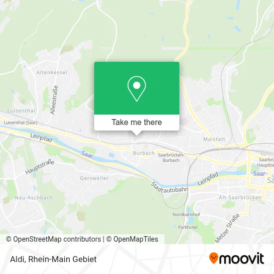 Aldi map