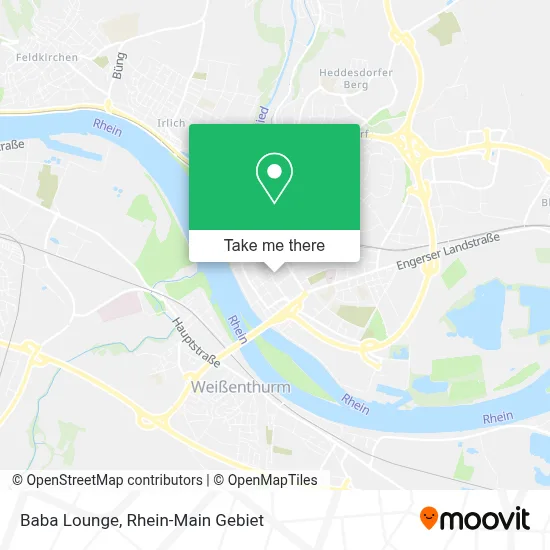 Baba Lounge map