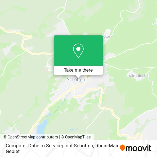 Computer Daheim Servicepoint Schotten map