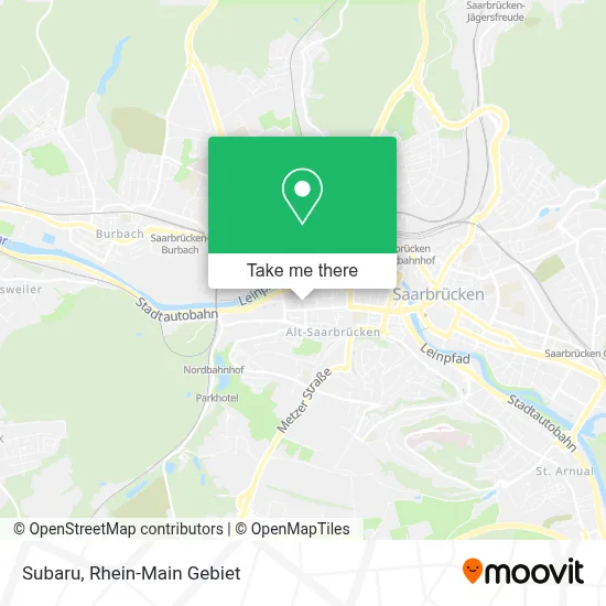 Subaru map
