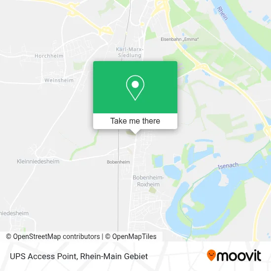 Ups Access Point map