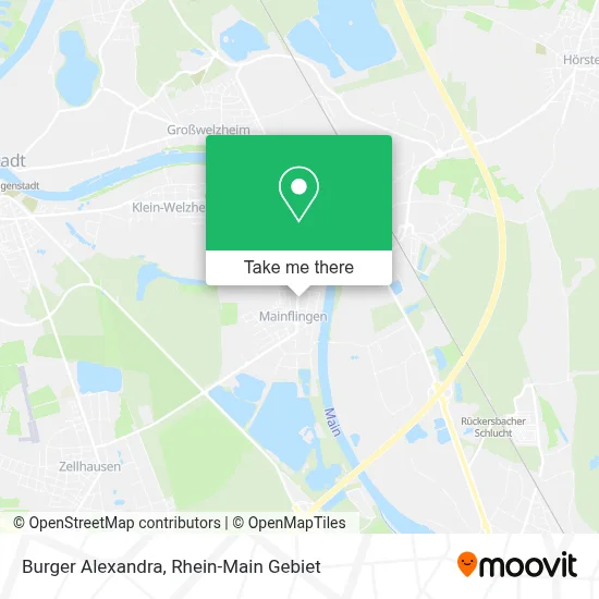 Burger Alexandra map