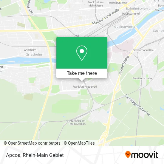 Apcoa map