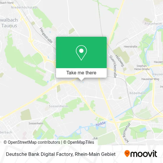 Deutsche Bank Digital Factory map