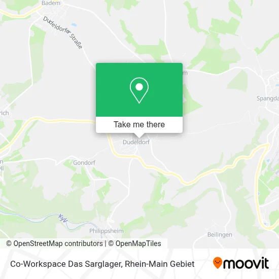 Co-Workspace Das Sarglager map