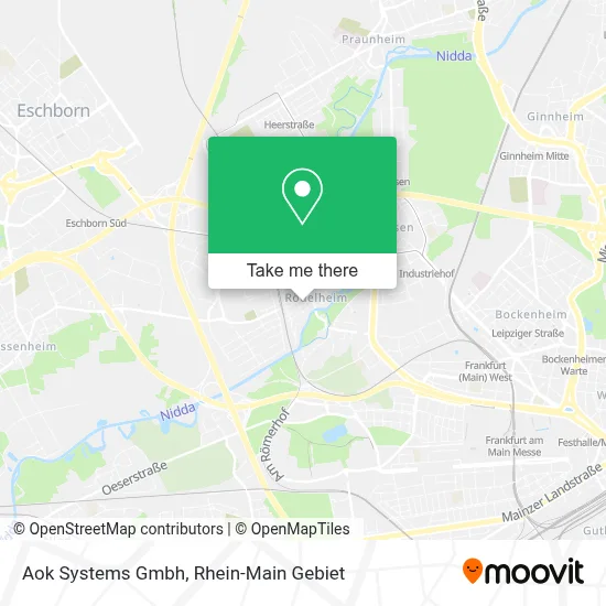 Aok Systems Gmbh map