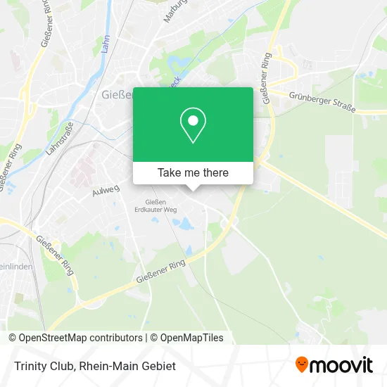 Trinity Club map