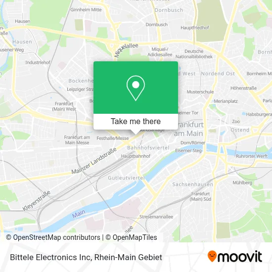 Bittele Electronics Inc map