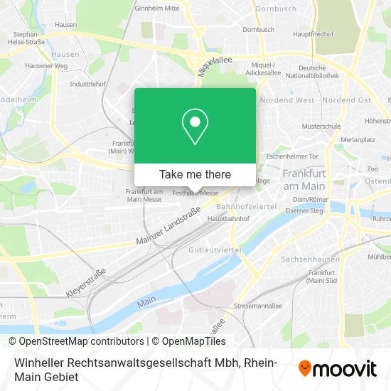 Winheller Rechtsanwaltsgesellschaft Mbh map