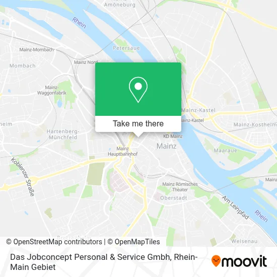 Das Jobconcept Personal & Service Gmbh map