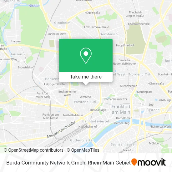 Burda Community Network Gmbh map