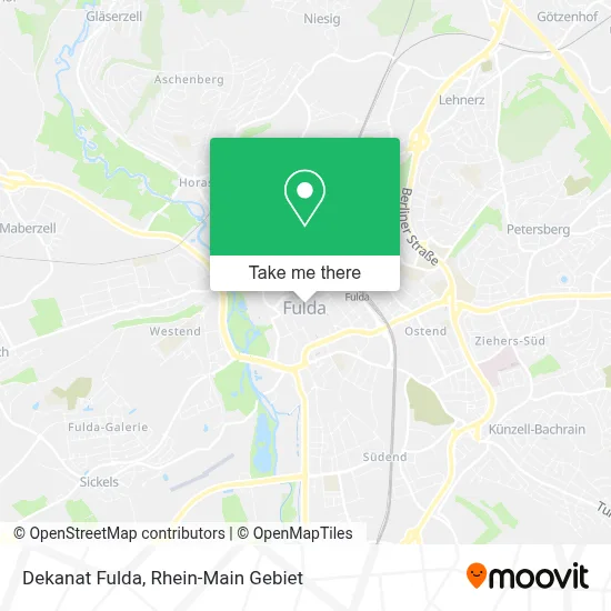 Dekanat Fulda map