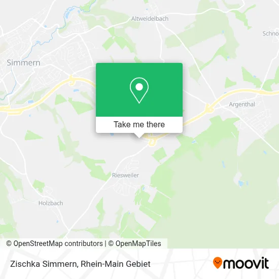 Zischka Simmern map