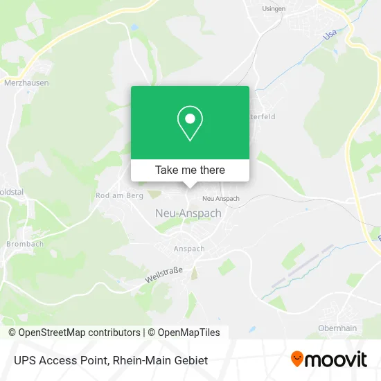 Ups Access Point map