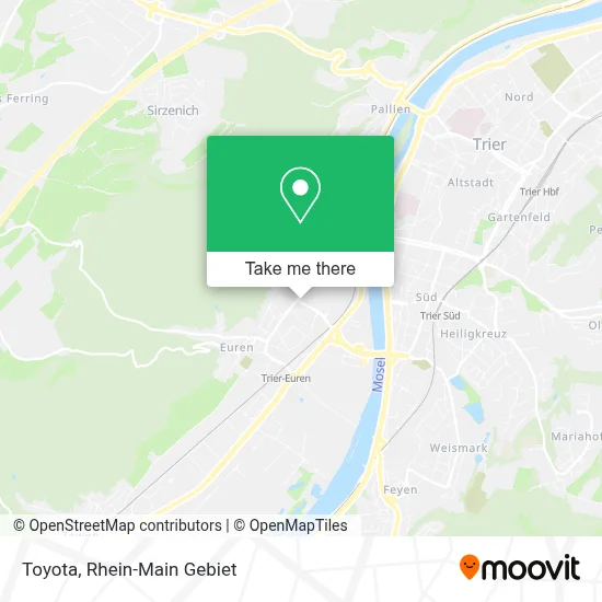 Toyota map