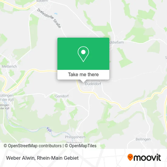 Weber Alwin map