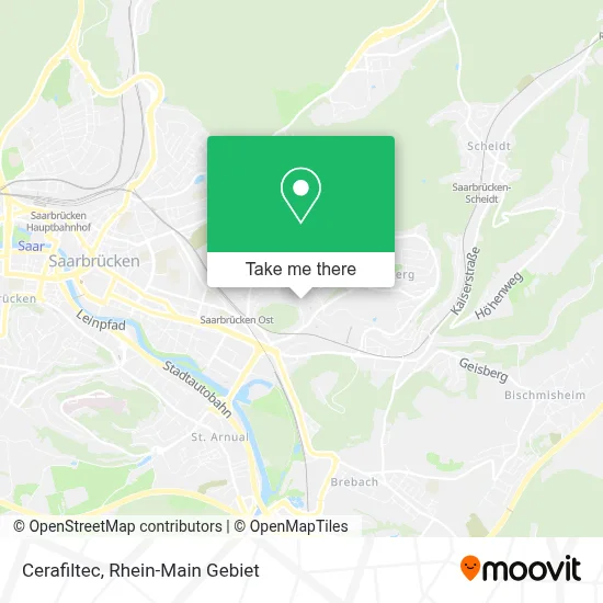 Cerafiltec map