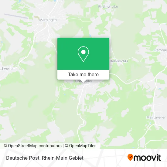 Deutsche Post map