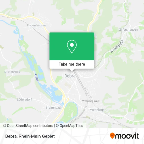 Bebra map
