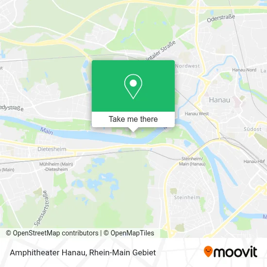 Amphitheater Hanau map
