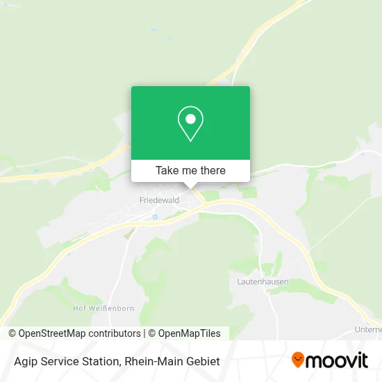 Agip Service Station map