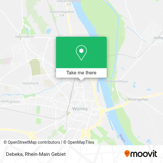 Debeka map