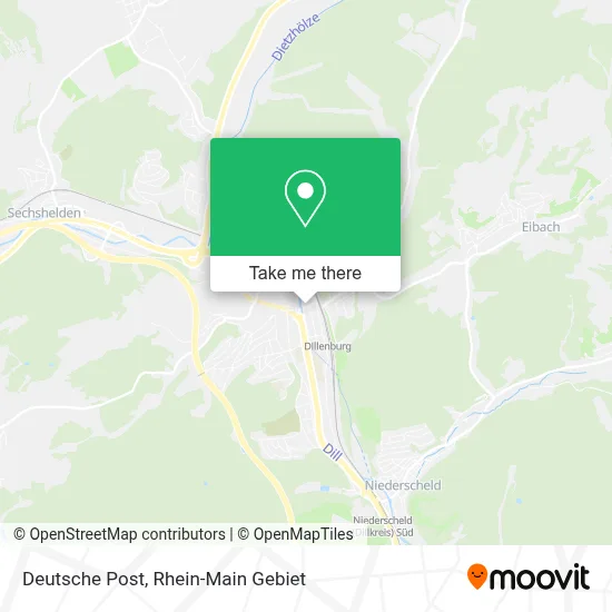 Deutsche Post map
