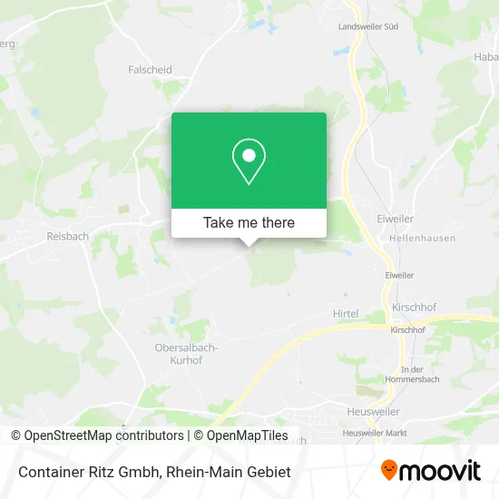 Container Ritz Gmbh map