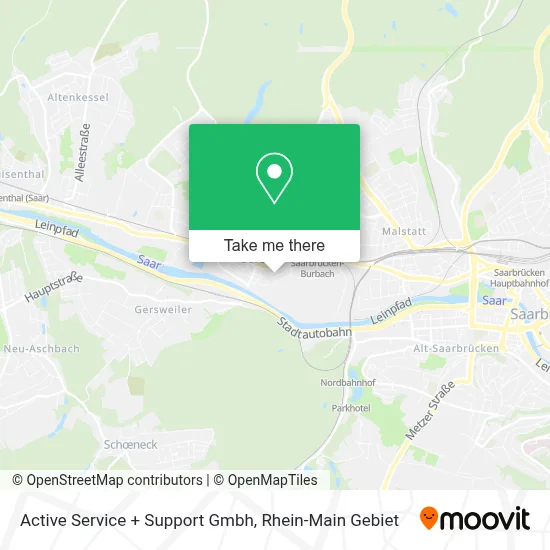 Active Service + Support Gmbh map
