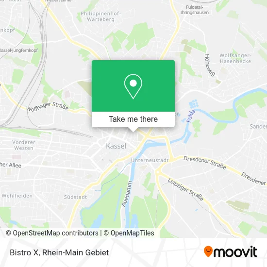 Bistro X map