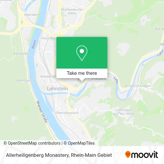Allerheiligenberg Monastery map