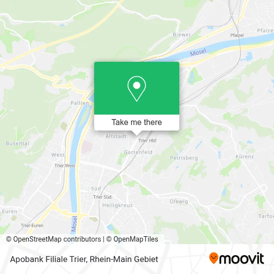 Apobank Filiale Trier map