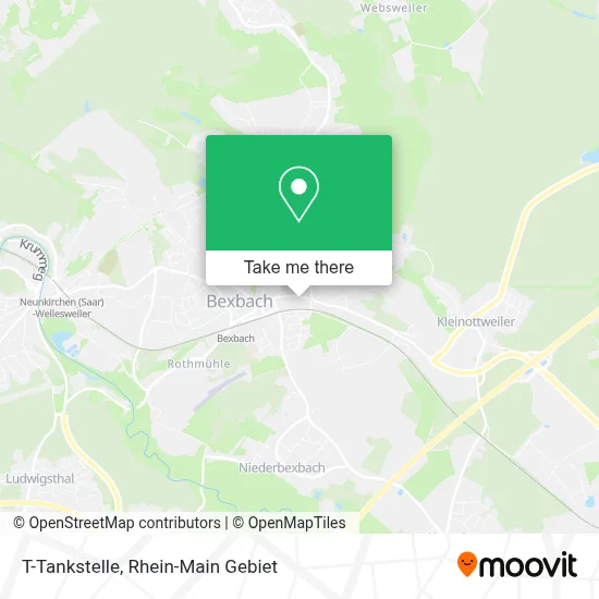 T-Tankstelle map