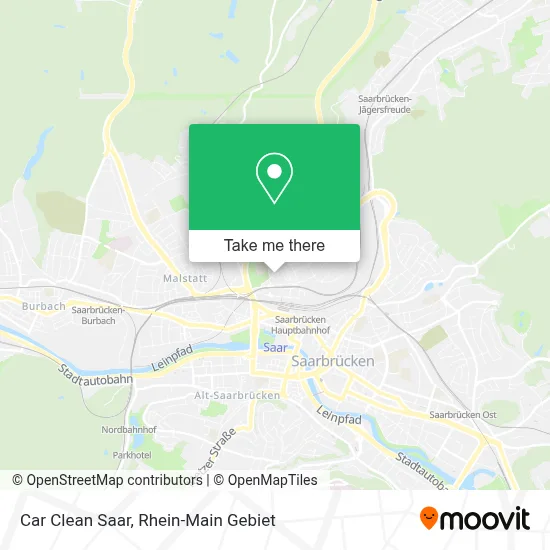 Car Clean Saar map