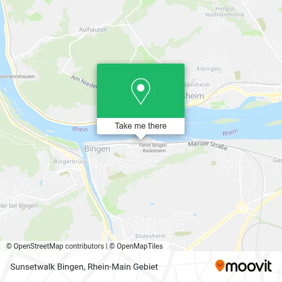 Sunsetwalk Bingen map
