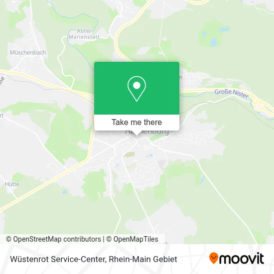 Wüstenrot Service-Center map