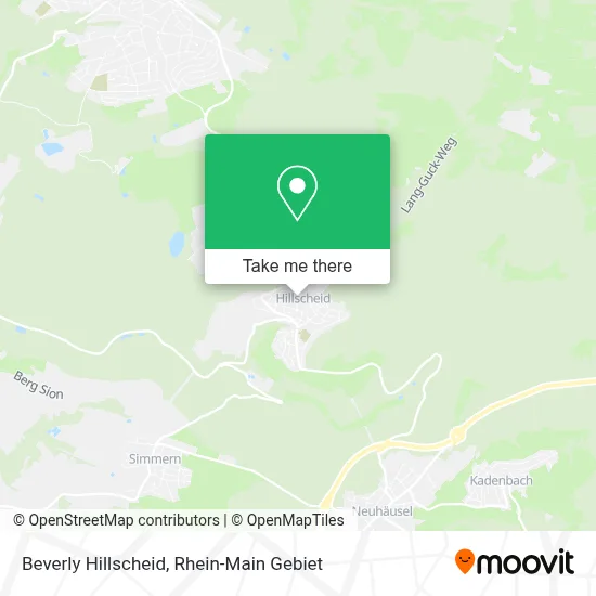 Beverly Hillscheid map