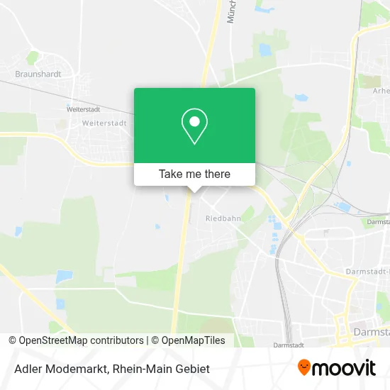 Adler Modemarkt map