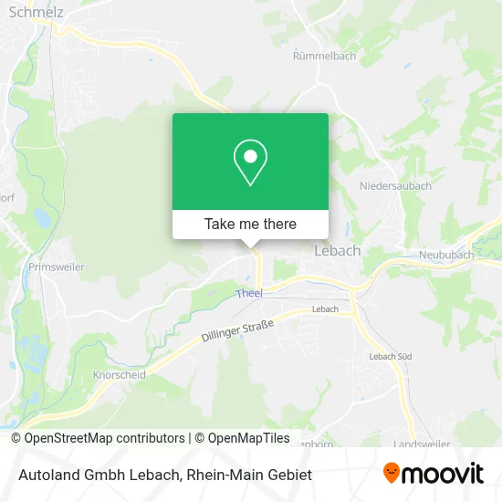 Autoland Gmbh Lebach map