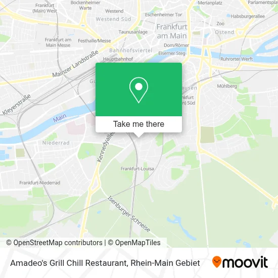 Amadeo's Grill Chill Restaurant map
