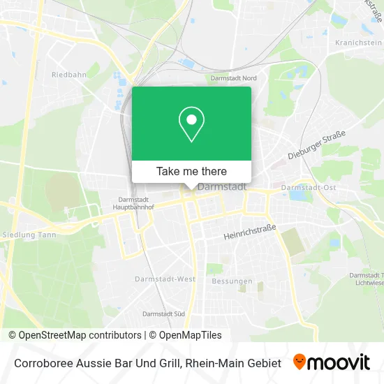 Corroboree Aussie Bar Und Grill map